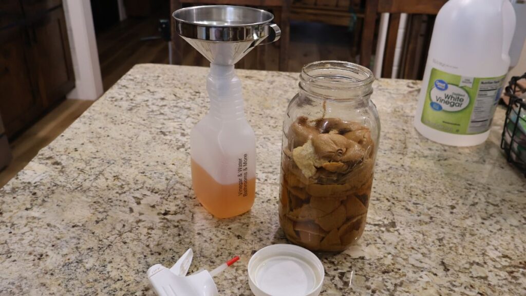 funnel to fill eco friendly bathroom spray bottle