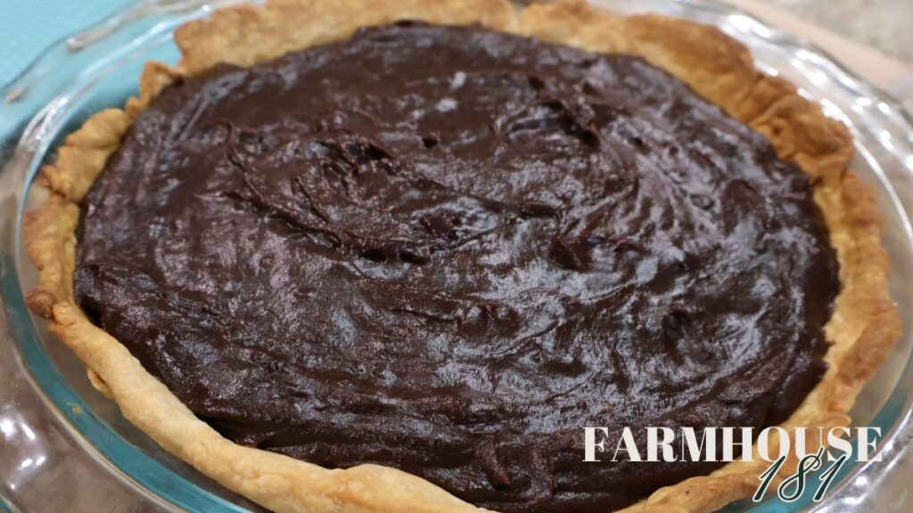 Grandma's chocolate pie recipe without topping on pie