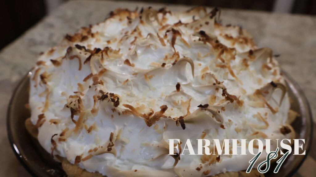 picture of southern coconut pie recipe, southern favorite