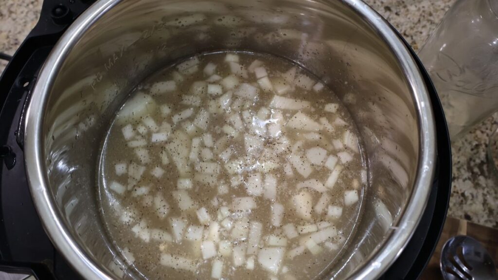 black eyed peas before cooking in pressure cooker