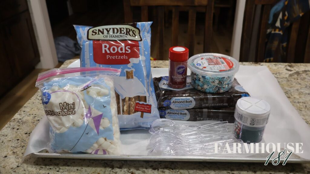 chocolate covered pretzel and hot chocolate spoons ingredients