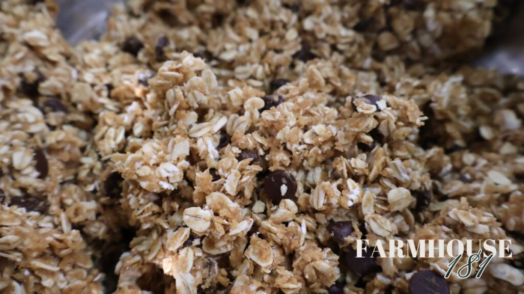 granola bar mixture