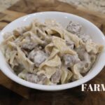 beef stroganoff in bowl