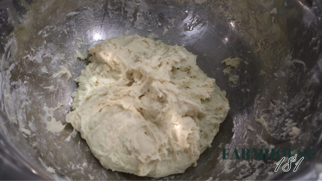 tortilla dough in bowl