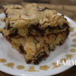 cookie bars on plate